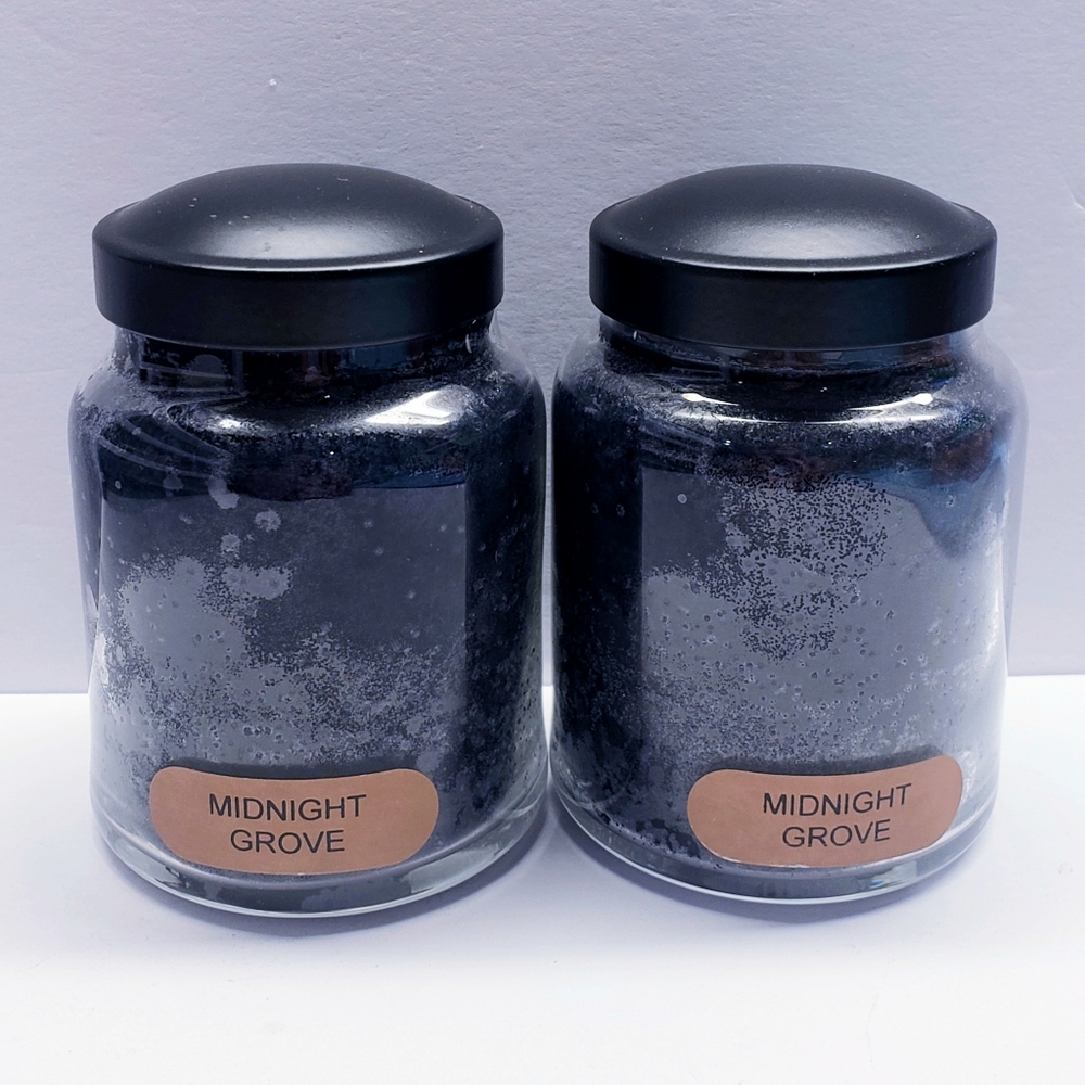 MIDNIGHT GROVE -Cheerful Giver Baby Jar Single Wick Candle, 6 oz(2 pack)